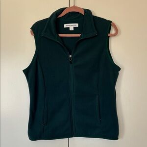 Amazon Essentials Women's Dark Green Vest size large